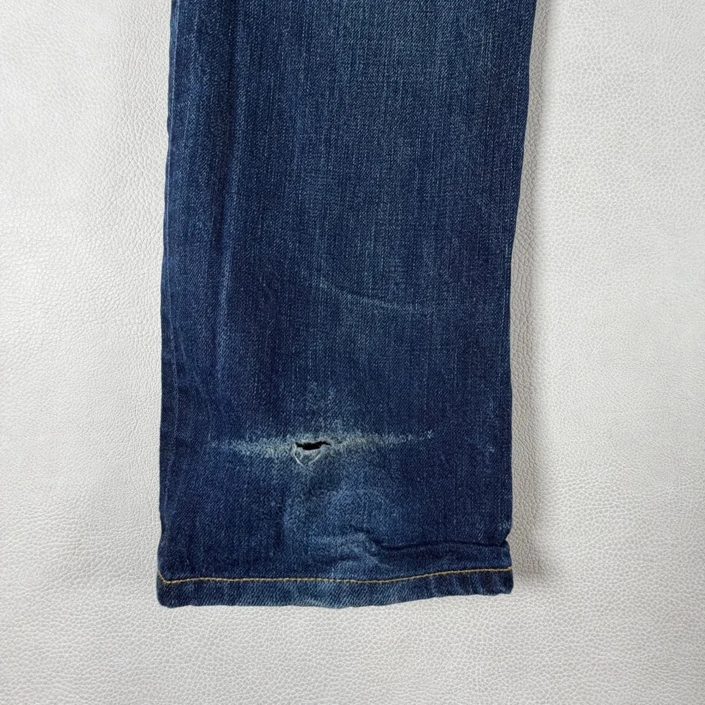 Raleigh Denim Jones White Oak Cone Denim Selvedge Jeans Mens 30x34 Medium Wash